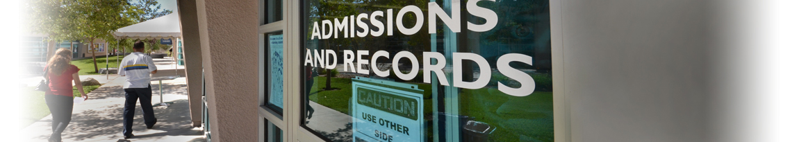 Admissions and Records entrance