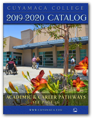 Cuyamaca College 2019-2020 Catalog