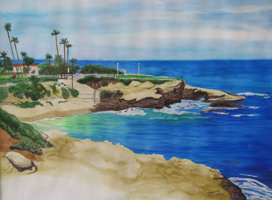 La Jolla Cove by Yvonne Trottier