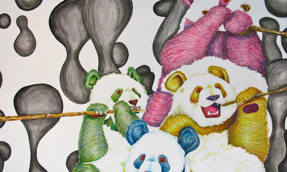 Panda-manium by Cathy Garbay