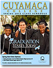 Spring 2010 Class Schedule Cover