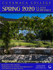 Spring 2020 schedule cover