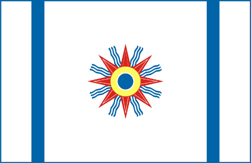 In order to have a nice print-out of the Chaldean flag please click on the flag to go to the print page, 